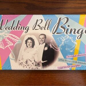 Wedding Bell Bingo Game for Bridal Showers New in Wrapper